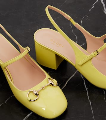 Escarpins Horsebit 55 en cuir verni | Gucci