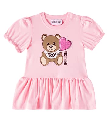 Bebé - vestido en mezcla de algodón | Moschino Kids
