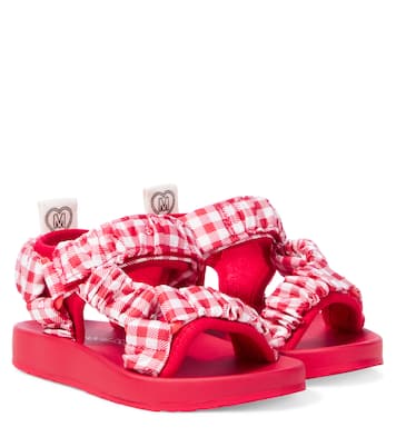 Gingham sandals | Monnalisa