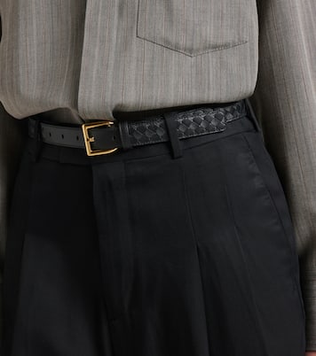 Ceinture en cuir Intrecciato  | Bottega Veneta
