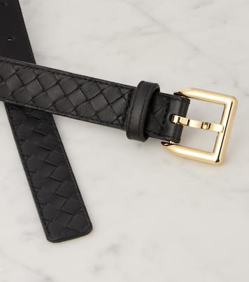 Ceinture en cuir Intrecciato  | Bottega Veneta