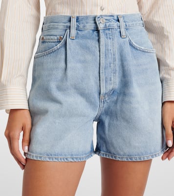 Rhoda high-rise denim shorts | Agolde