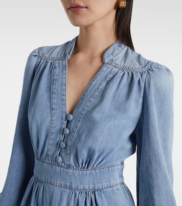 Midikleid Lucky aus Denim | Zimmermann