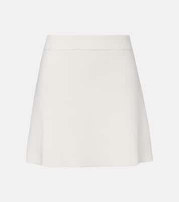 Clare high-rise cashmere miniskirt | Lisa Yang