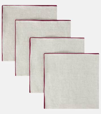 Set of 4 linen napkins | Once Milano