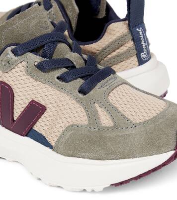 x Bonpoint Canary suede-trimmed sneakers | Veja Kids