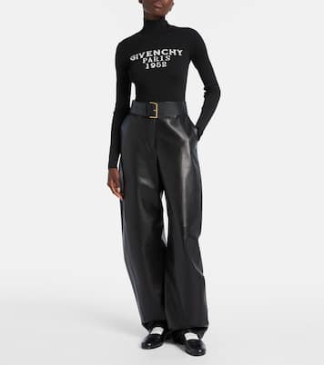 Logo ribbed-knit bodysuit | Givenchy