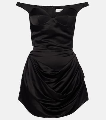 Ruched off-shoulder bustier dress | Magda Butrym