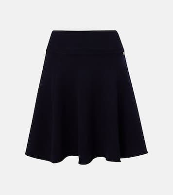 Girl cashmere-blend miniskirt | Extreme Cashmere