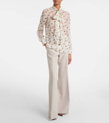 Shildon tie-neck silk blouse | Gabriela Hearst