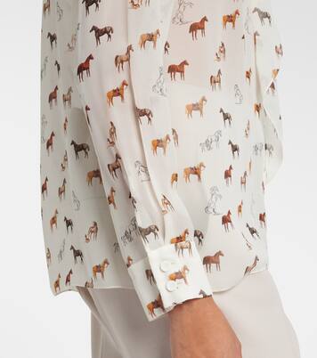 Shildon tie-neck silk blouse | Gabriela Hearst