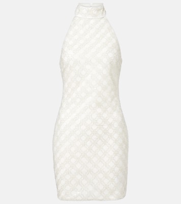 Embellished halterneck minidress | Rotate
