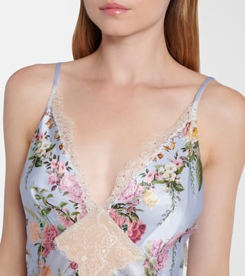 Vestido largo Tiled In Time de seda | Camilla