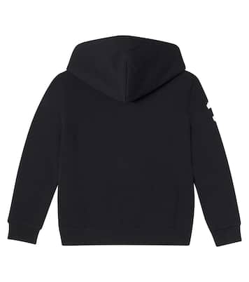 Sweat-shirt en coton mélangé à capuche et logo | Polo Ralph Lauren Kids