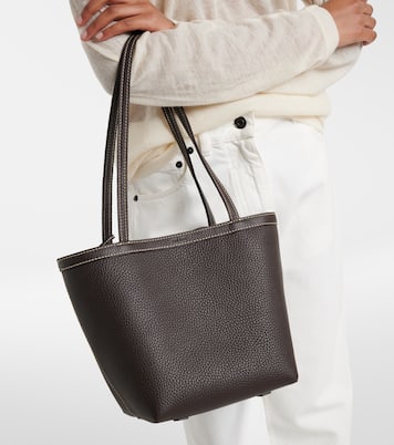 Park Medium leather shoulder bag | The Row