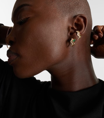 18kt gold (750/1000) ear cuff with diamonds | Shay Jewelry