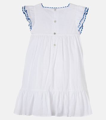 Evelyn embroidered cotton dress | La Coqueta