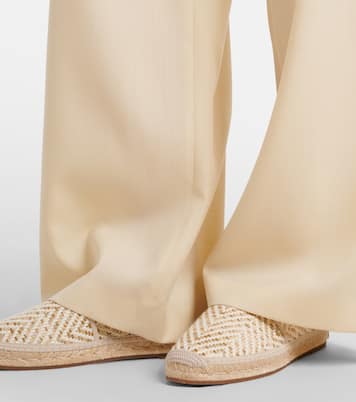 Espadra raffia-effect espadrilles | Manolo Blahnik