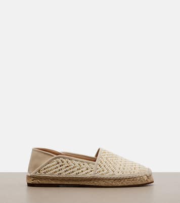 Espadra raffia-effect espadrilles | Manolo Blahnik