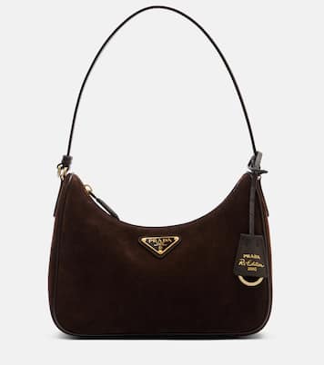Prada Re-Edition suede shoulder bag | Prada