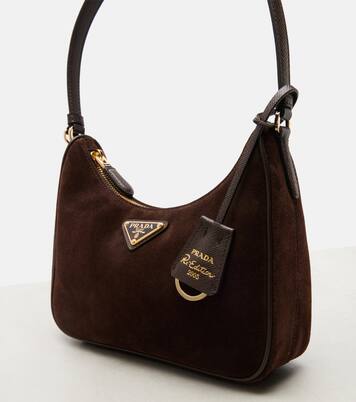 Prada Re-Edition suede shoulder bag | Prada