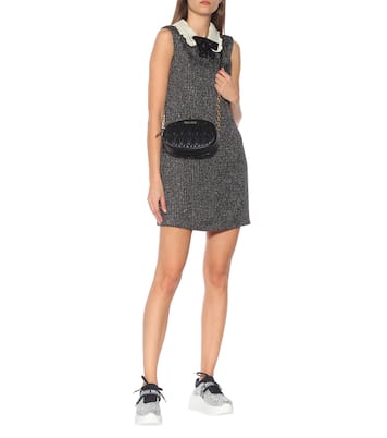 Sneakers Logo con glitter | Miu Miu