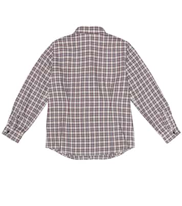 Camisa de algodón de cuadros | Bonpoint