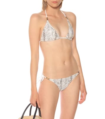 Slip bikini Zambia a stampa serpente | Heidi Klein