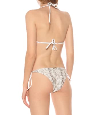 Slip bikini Zambia a stampa serpente | Heidi Klein