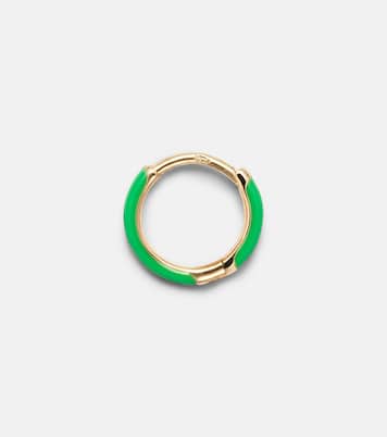 18kt gold single hoop earring | Persée