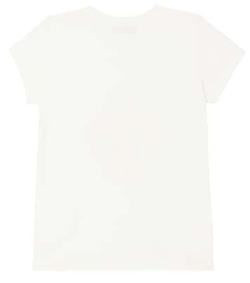 T-shirt in jersey con strass | Monnalisa