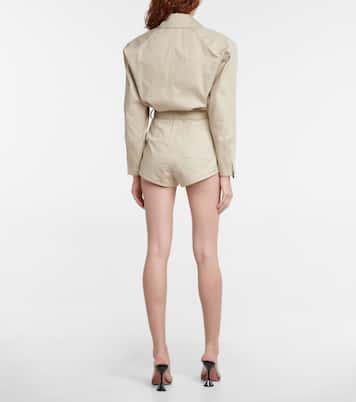 Mono de algodón con cinturón | Alexandre Vauthier