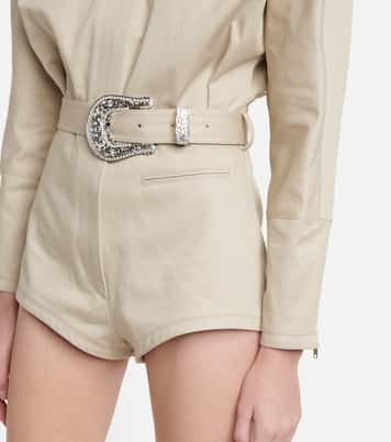 Mono de algodón con cinturón | Alexandre Vauthier