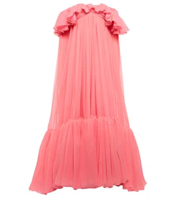 Off-Shoulder-Robe aus Seide | Giambattista Valli