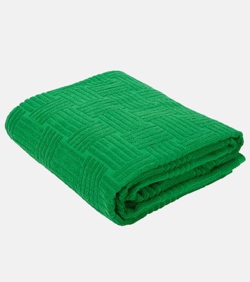 Intrecciato cotton terry beach towel | Bottega Veneta