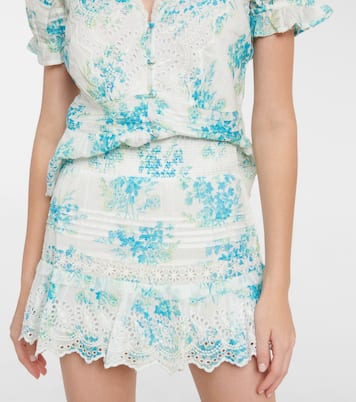 Minirock Jimena aus Baumwolle | LoveShackFancy