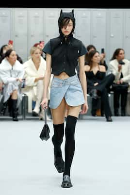 Mini-jupe en jean | Coperni