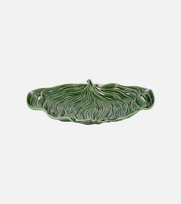 Folhas Banana Leaf ceramic platter | Bordallo Pinheiro