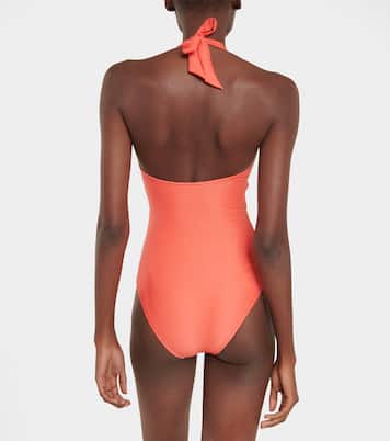 Morrocan Sands ribbed swimsuit | Heidi Klein