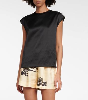 Dasha silk top | Asceno