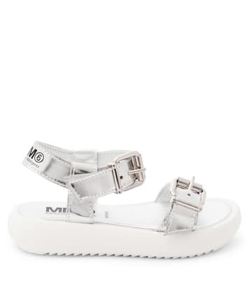 Sandali in pelle metallizzata | MM6 Maison Margiela Kids