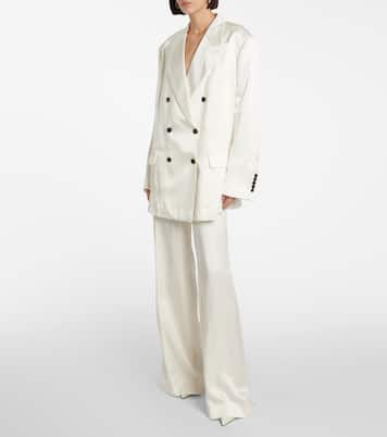 Blazer doppiopetto in raso | Tom Ford