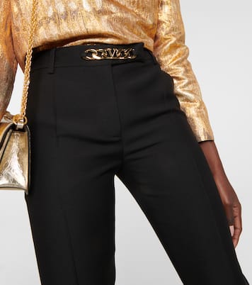Hose VLogo Chain aus Wolle und Seide | Valentino