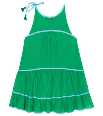 Abito Tiggy in cotone con balze | Zimmermann Kids