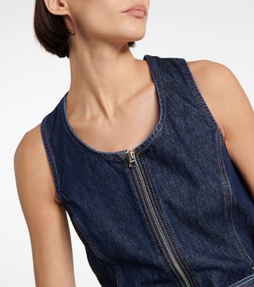 Belted denim minidress | Re/Done