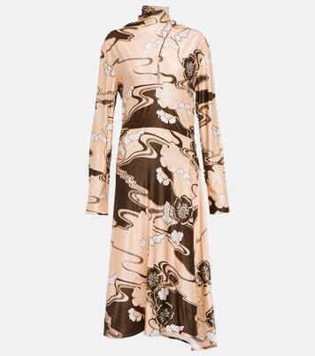 Abito midi con stampa | Jil Sander