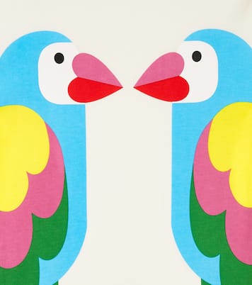 T-shirt in jersey di cotone con stampa | Stella McCartney Kids