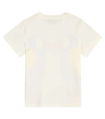 T-shirt in jersey di cotone con stampa | Stella McCartney Kids