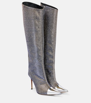 Stivali al ginocchio metallizzati | Alexandre Vauthier