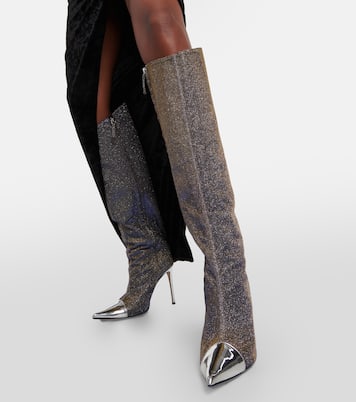 Stivali al ginocchio metallizzati | Alexandre Vauthier